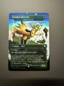 Paradise Chocobo - Birds of Paradise (Borderless) FIC 0483 Foil Promo - Image 1