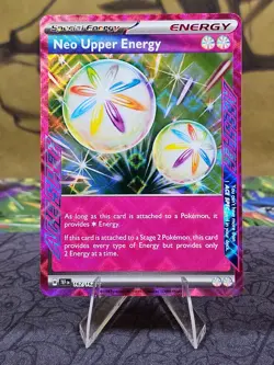 Neo Upper Energy 162/162SV05: Temporal Forces Ace Spec Holo Pokemon TCG - Image 1