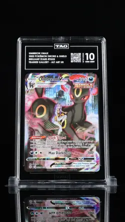 Pokemon TCG Umbreon VMAX Holo Ultra Rare Brilliant Stars TAG 10 - Image 1