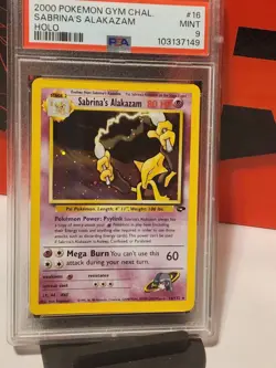 2000 SABRINA'S ALAKAZAM HOLO PSA 9 Pokemon Tcg GYM CHALLANGE - Image 1