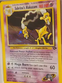 2000 SABRINA'S ALAKAZAM HOLO PSA 9 Pokemon Tcg GYM CHALLANGE - Image 2