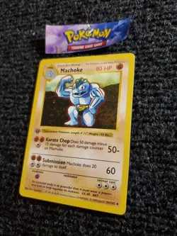 Machoke 34/102 - 1st Edition - Shadowless - Pokemon - NM - Image 2