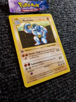 Machoke 34/102 - 1st Edition - Shadowless - Pokemon - NM - Image 3