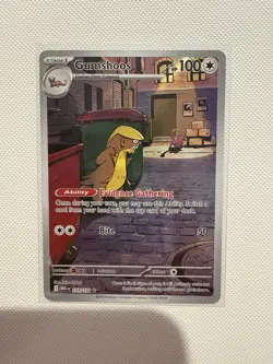 Pokemon TCG Gumshoos Illustration Rare #153/132 Mega Evolution NM/M - Image 1