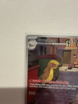 Pokemon TCG Gumshoos Illustration Rare #153/132 Mega Evolution NM/M - Image 5