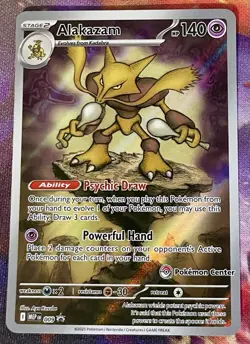 Alakazam 009 Me: Mega Evolution Pokemon Center Promo Holo - Image 1