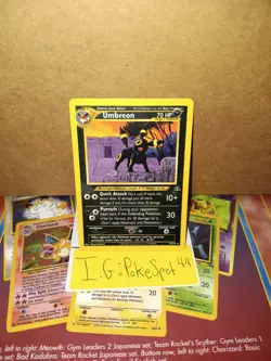 Pokemon 2001 Neo Discovery Umbreon Rare Non Holo Unlimited #32/75 Lightly Played - Image 1