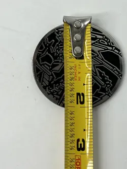 Pokemon Eternatus VMAX Premium TCG Jumbo Coin Silver Game Token - Image 3