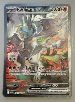 2025 Pokemon Reshiram ex 166/086 White Flare SIR - Pack Fresh NM Fast Shipping - Image 1