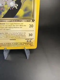 Dark Magneton 28/82 Non Holo Team Rocket Unlimited Vintage Pokemon TCG LP - Image 4