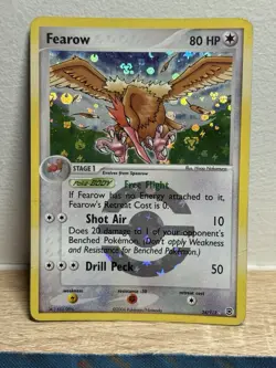 Fearow 24/112 FireRed & LeafGreen Reverse Holo Stamped Era Rare Pokemon 2004 HP - Image 1