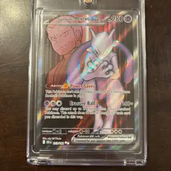 Pokemon TCG Team Rockets Mewtwo EX 213/182 Full Art English - Image 1