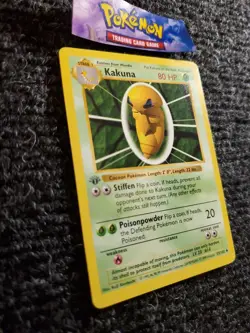 Pokemon Base Set 1st Edition Shadowless 33/102 Kakuna LP - Image 3