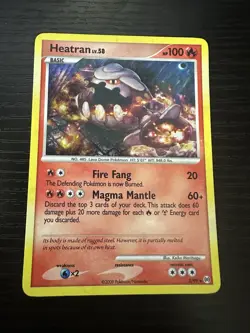 Heatran 3/99 Arceus Holo Rare Pokemon TCG - NM - Image 1