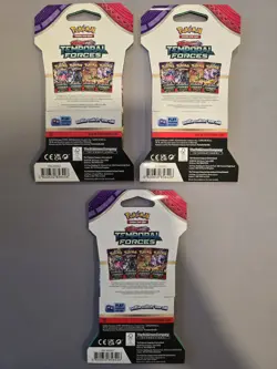 Pokemon Temporal Forces Sleeved Booster Packs X3 - Image 2