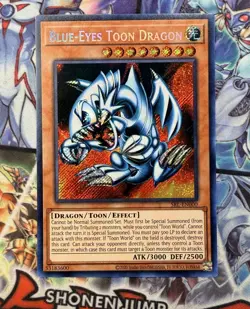 Yu-Gi-Oh! Blue-Eyes Toon Dragon SRL-EN000 Secret Rare 25th Anniversary N mint - Image 1