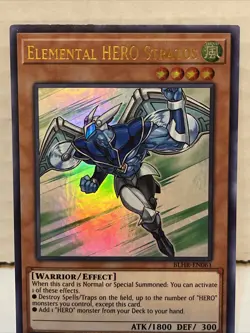 Elemental HERO Stratos BLHR-EN061 Battles of Legend: Hero's Revenge 1st Edition - Image 2