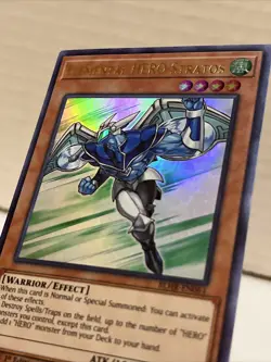 Elemental HERO Stratos BLHR-EN061 Battles of Legend: Hero's Revenge 1st Edition - Image 4