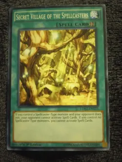 1X SECRET VILLAGE OF THE SPELLCASTERS LDK2-ENY33 COMMON 1ST NEAR MINT YUGIOH - Image 1