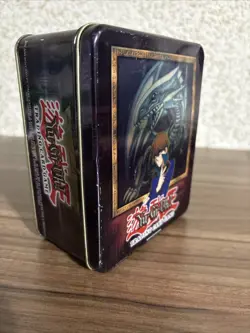 Yu-Gi-Oh! Vintage Kaiba Tin EMPTY 1996 GOOD CONDITION LOB ERA DISPLAY PIECE - Image 1