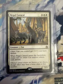 Regal Caracal Amonkhet Rare Card MTG Magic the Gathering - Image 1