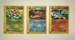 Lot of 3 Pokemon Expedition Cards - Image 1