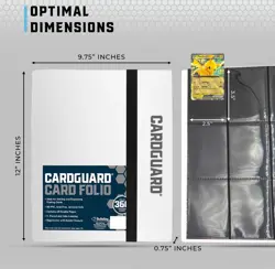 CardGuard Trading Card Binder Pro-Folio - 9 Pocket Binder - Side-Loading Album - Image 4