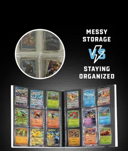 CardGuard Trading Card Binder Pro-Folio - 9 Pocket Binder - Side-Loading Album - Image 5