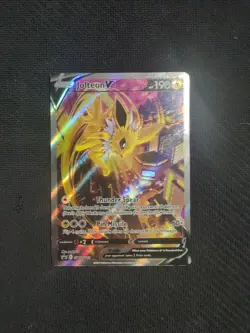 Jolteon V Swsh183 Error Square Miscut Pokemon Card Promo - Image 1
