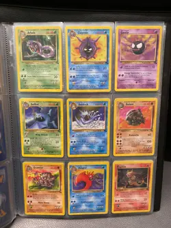 Fossil Set Complete Common and Uncommon 32 Pokemon Cards Bundle 1999 WOTC 31-62 - Image 1