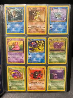 Fossil Set Complete Common and Uncommon 32 Pokemon Cards Bundle 1999 WOTC 31-62 - Image 3