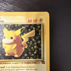 Pokemon IVY Pikachu Black Star 1 League Promo Exclusive WOTC 1999 Card Near Mint - Image 3