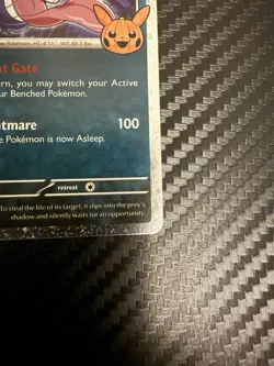 Pokemon Gengar TCG Trick or Trade 2024 Cosmos Holo Rare Card 057/091 NM - Image 5