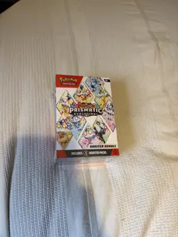 Pokemon TCG Prismatic Evolutions Booster Bundle Trading Cards Set - 6 Packs 820650853210 - Image 1