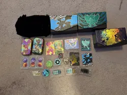 Lot Of Assortment Of Pokemon Storage Boxes And Supplies ***NO CARDS*** - Image 1