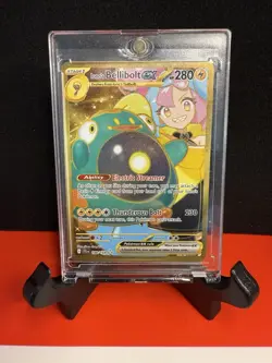 Pokemon TCG Ionos Bellibolt ex 188/159 Journey Together Gold Hyper Rare Card NM - Image 1
