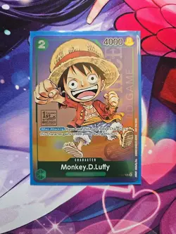 Monkey.D.Luffy (037) (1st Anniversary) P-037 One Piece Promotion Cards Foil - Image 1