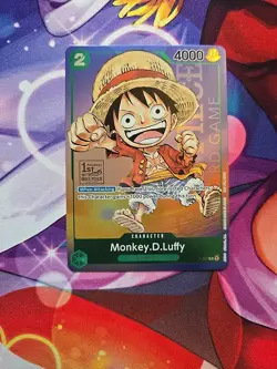 Monkey.D.Luffy (037) (1st Anniversary) P-037 One Piece Promotion Cards Foil - Image 2