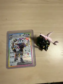 2025 Pokemon Prismatic Evolution Umbreon ex Collection Promo Card #176 with Fig - Image 4