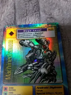 Digimon CCG Machinedramon BO-55 Holo Vtg 1999 TCG Card - Image 2