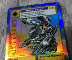 Digimon CCG Machinedramon BO-55 Holo Vtg 1999 TCG Card - Image 3