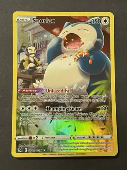 Snorlax TG10/TG30 Trainer Gallery Lost Origin Pokemon Card Holo Near Mint - Image 1