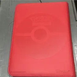 Ultra Pro Pokemon TCG Charizard 9 Pocket Leather Binder Red 360 Card Capacity 74427161613 - Image 3