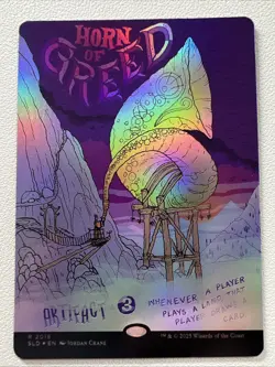 Horn of Greed (Rainbow Foil) -Foil Near Mint MTG Secret Lair - Image 1