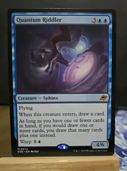 MTG Quantum Riddler 0072 Edge of Eternities Card Near Mint Magic The Gathering - Image 1
