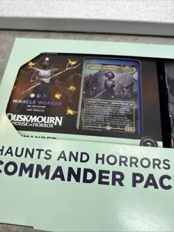 Magic The Gathering Duskmourn Haunts & Horrors Commander Deck Miracle Worker - Image 2