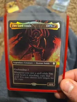 Fire Lord Azula Borderless Foil NM - Image 1