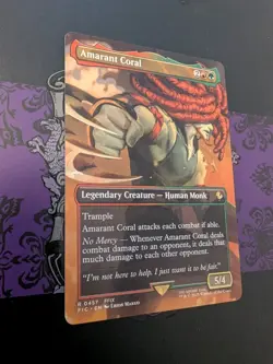 MTG Universes Beyond: Final Fantasy Commander Amarant Coral (Borderless) NM - Image 2