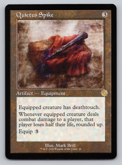 Quietus Spike Retro Frame Artifact - Brother's War - MTG - Image 1