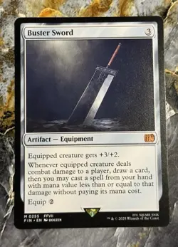 MTG - Final Fantasy - Buster Sword - Mythic 0255 - Image 1